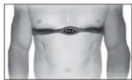 Sole Fitness E55 - UTILISATION DE L'ÉMETTEUR DE FRÉQUENCE CARDIAQUE - 1