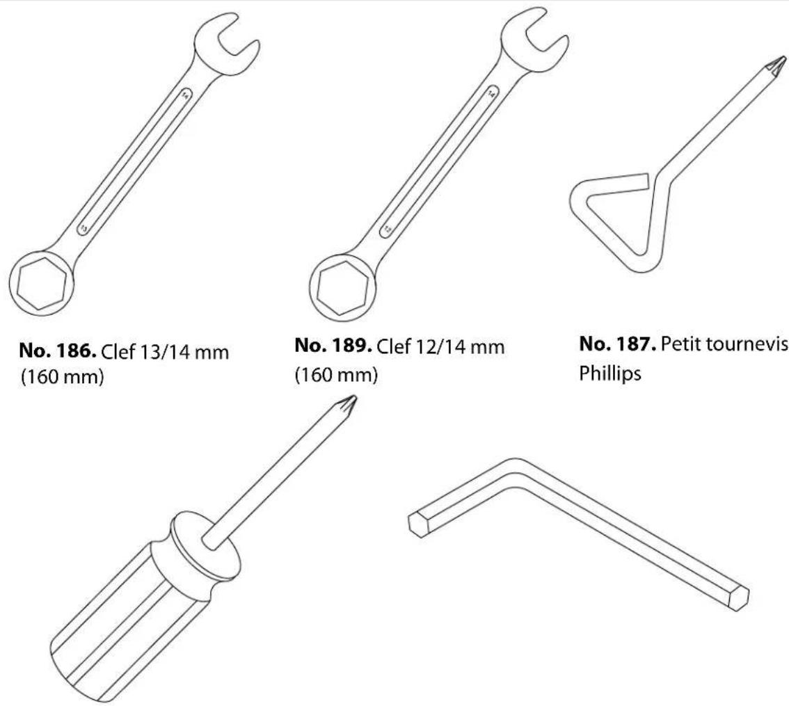 Sole Fitness E55 - OUTILS D'ASSEMBLAGE - 1
