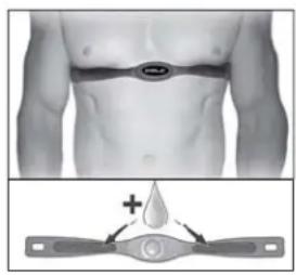 Sole Fitness SC200 - UTILISATION DE L'ÉMETTEUR DE FRÉQUENCE CARDIAQUE (OPTIONNEL) - 1