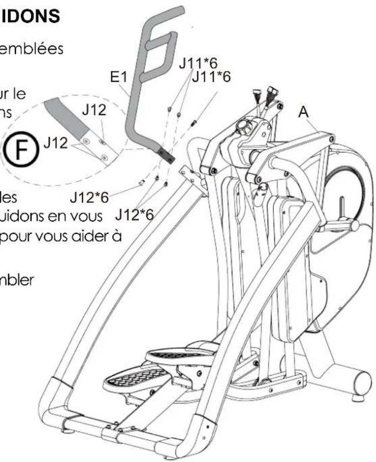 Sole Fitness ST600 - FIGURE6\_\_ ASSEMBLAGE DES GUIDONS - 4