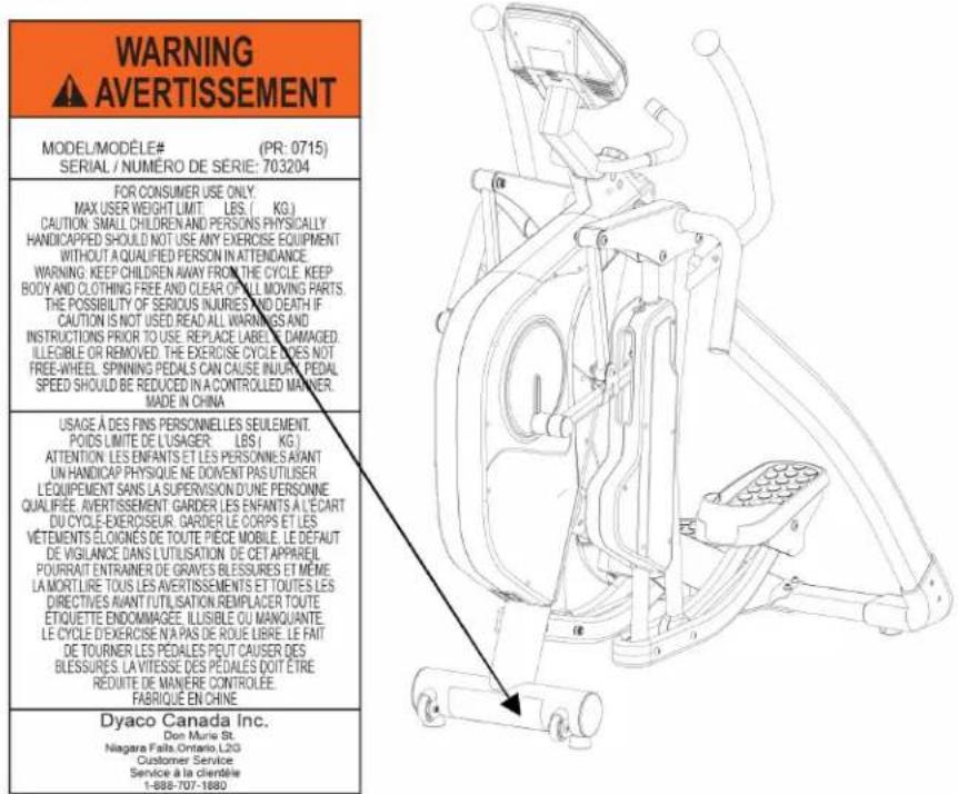 Sole Fitness ST600 - RENSEIGNEMENTS IMPORTANTS EN MATIÈRE DE SÉCURITÉ - 1