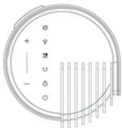 Clean Air Optima CA-407W Smart - Przycisk TRYB - 1