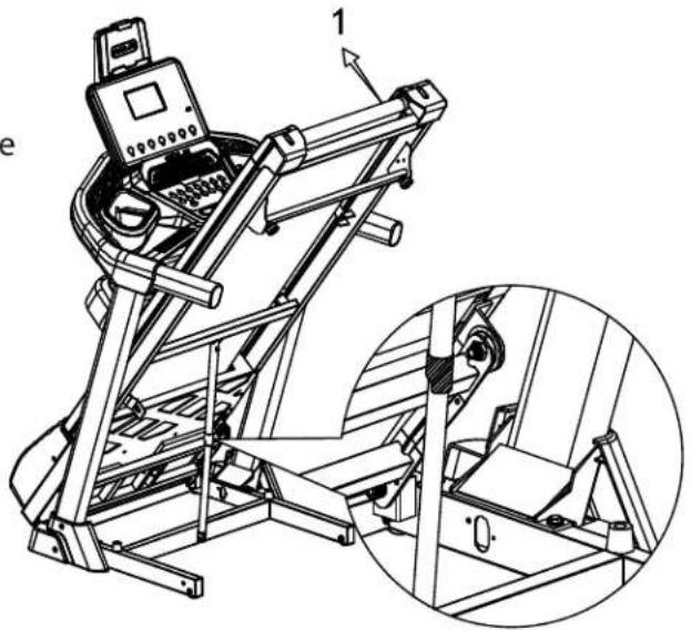 Sole Fitness F63 - ■ POUR DÉPLIER LE TAPIS ROULANT - 1