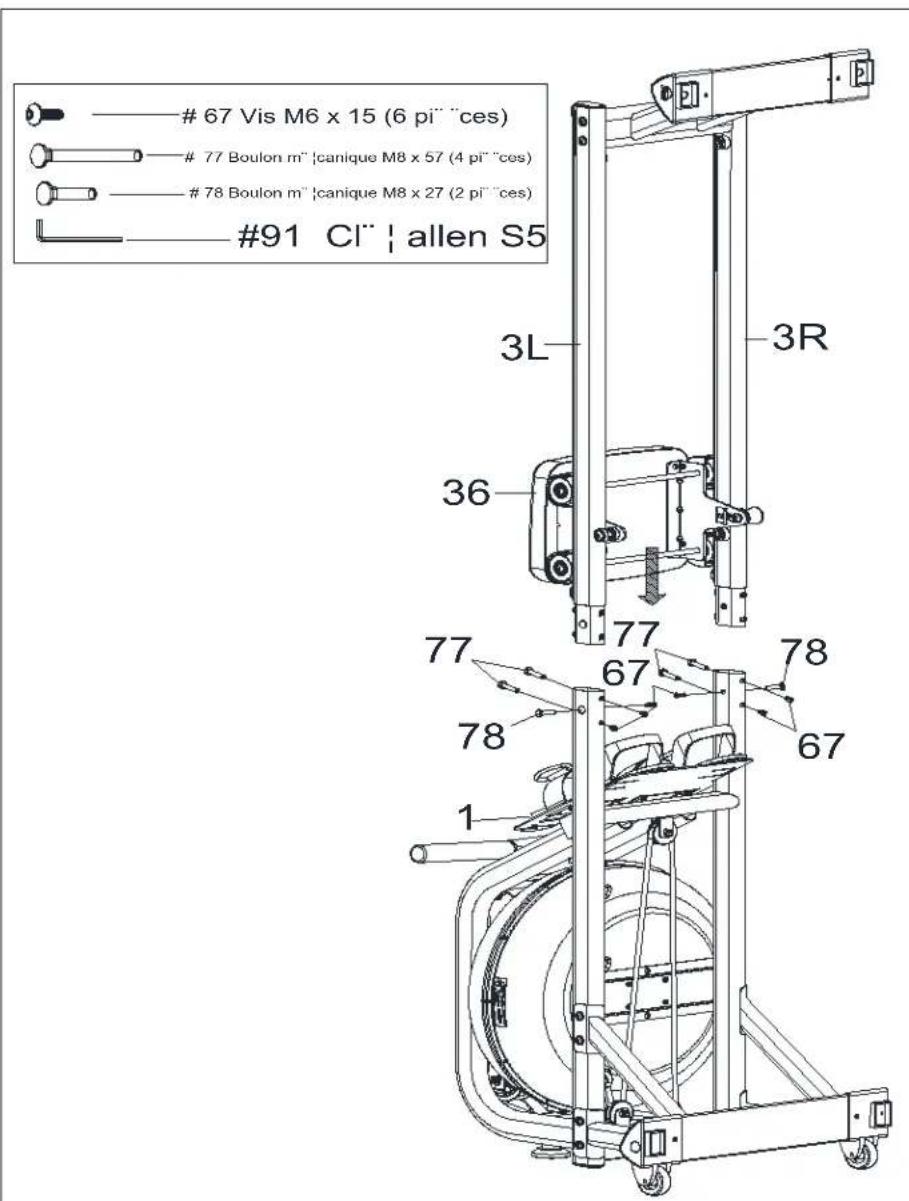 Sole Fitness SRW250 - ASSEMBLAGE DU MODÈLE SRW250 - 1
