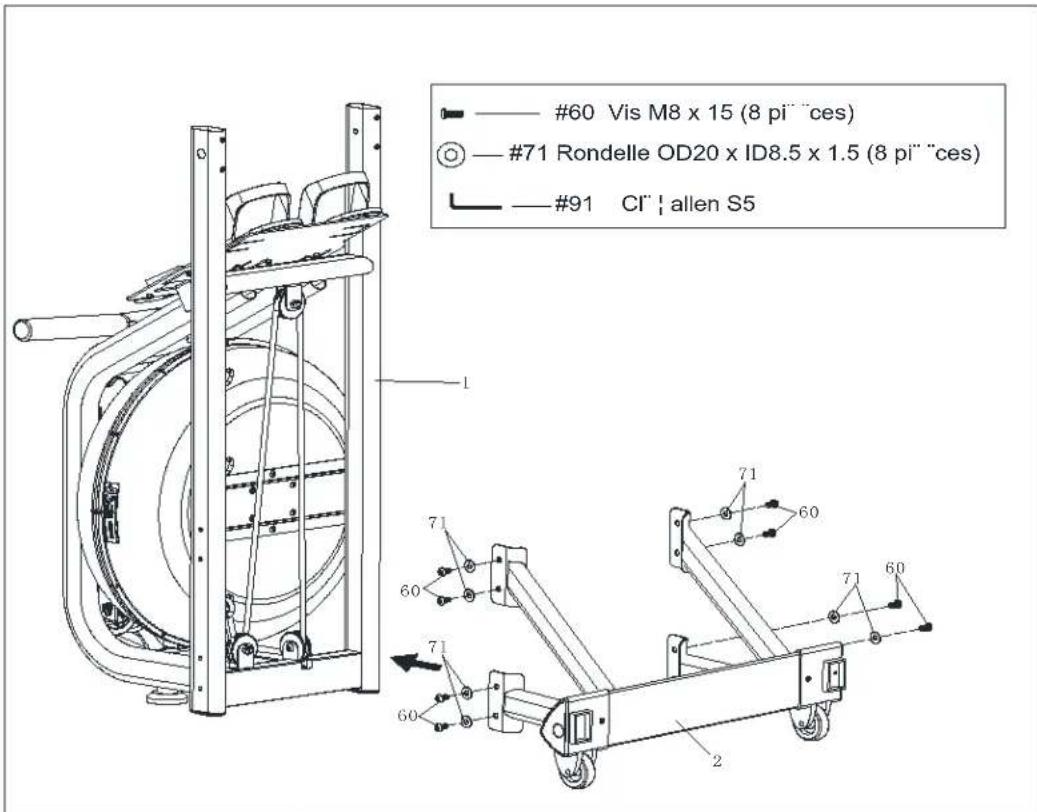 Sole Fitness SRW250 - ASSEMBLAGE DU MODÈLE SRW250 - 1