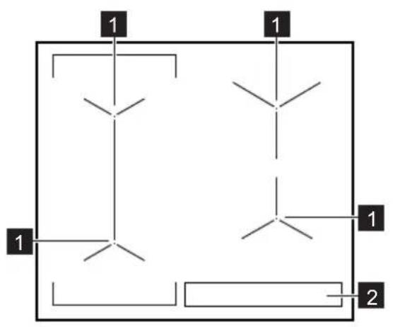 ELECTROLUX EIV634I - Agencement des zones de cuisson - 1