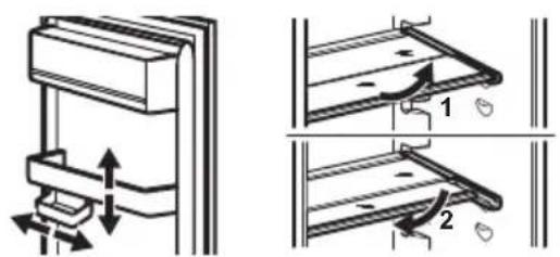 ELECTROLUX LNT6NE18S1 - Colocación de las estanterías - 1