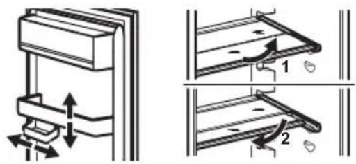 ELECTROLUX LNT6NE18S1 - De legrekken positioneren - 1