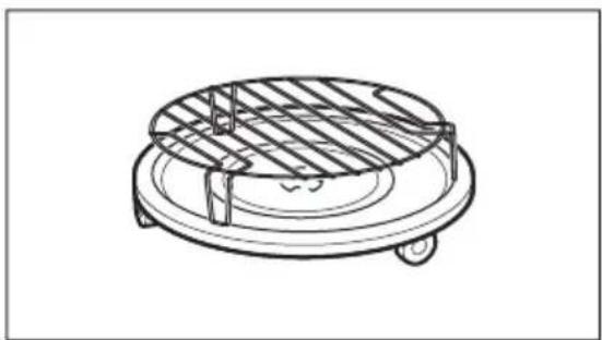 ELECTROLUX MBK2051-M - Het grillrek plaatsen - 1