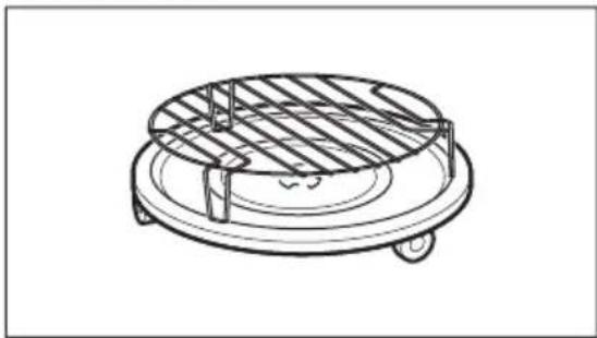 ELECTROLUX MBK2051-M - Einsetzen des Grillrostes - 1