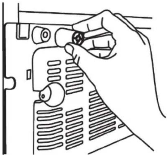 BEKO RFNE448E55W - De plastic spieën bevestigen - 1