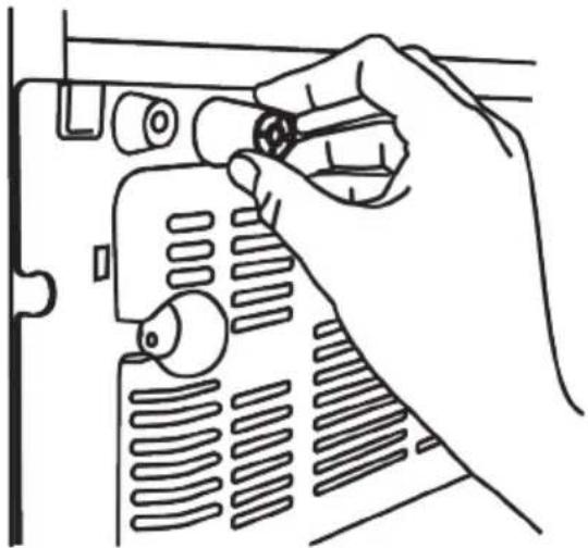 BEKO RFNE448E55W - Attaching the Plastic Wedges - 1