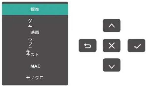 VIEWSONIC VX2458-C-MHD-7 - ショートカットキー - 3
