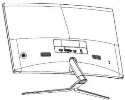 VIEWSONIC VX2458-C-MHD-7 - ベース取り付け手順 B. ベース取り外し手順 - 3
