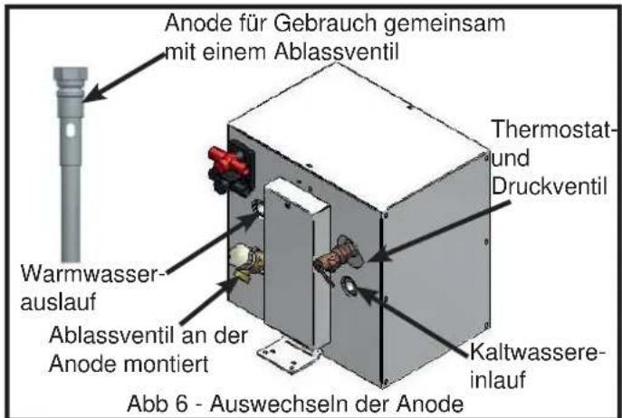 Whale S360EW - Auswechseln der Anode - 1