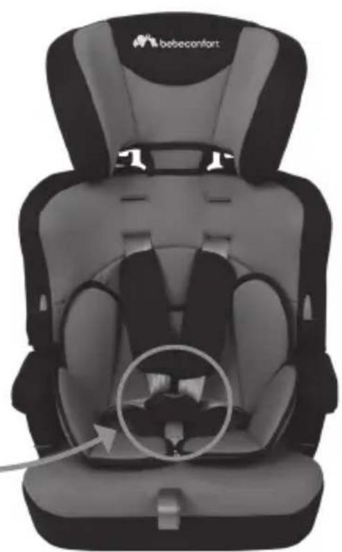 BEBE CONFORT Ever Safe+ - EN GROUP 1: USING THE BOOSTER WITH BACK AND 5-POINT HARNESS - 13