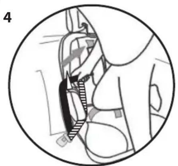 BEBE CONFORT Ever Safe+ - EN GROUP 1: USING THE BOOSTER WITH BACK AND 5-POINT HARNESS - 4