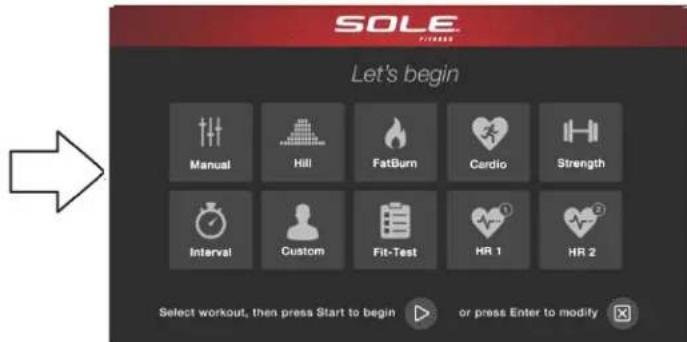 Sole Fitness LCR - MENU D'ENTRETIEN DANS LE LOGICIEL DE LA CONSOLE - 3