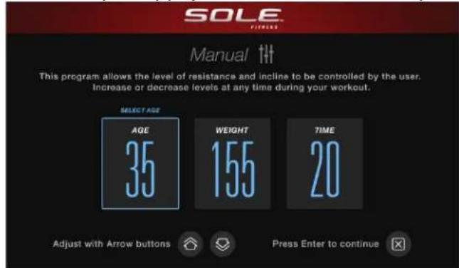 Sole Fitness LCR - PROGRAMME MANUEL - 2