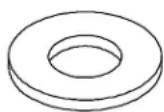Sole Fitness R52 - 3/8" × 1-3/4"_Boulon à tête bombée (4 pièces) - 1