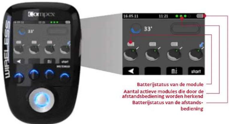COMPEX Wireless - BATTERIJSTATUS - 1