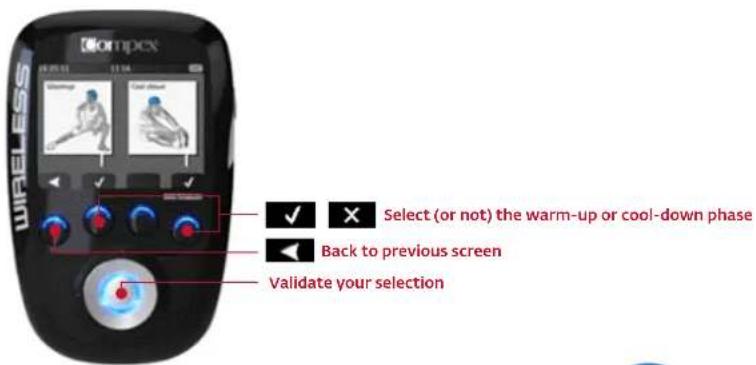 COMPEX Wireless - WARM-UP AND COOL-DOWN - 1