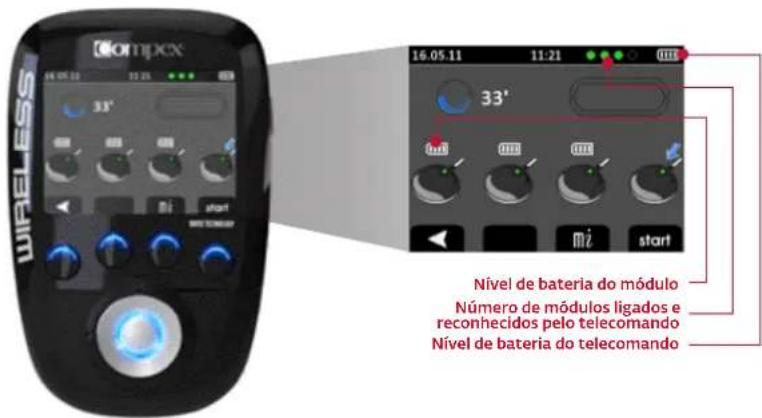COMPEX Wireless - NÍVEL DE BATERIA - 1