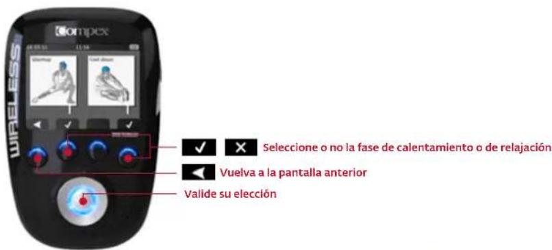 COMPEX Wireless - CALENTAMIENTO Y RELAJACIÓN - 1