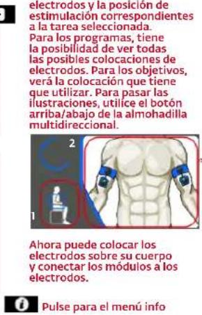 COMPEX Wireless - SELECCIONAR UN OBJETIVO O UN PROGRAMA - 4