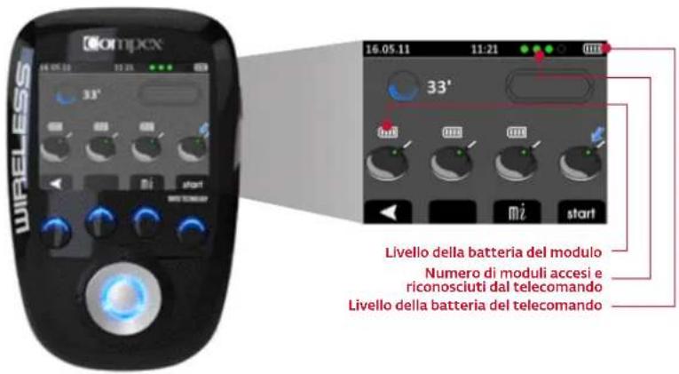 COMPEX Wireless - LIVELLO DELLA BATTERIA - 1
