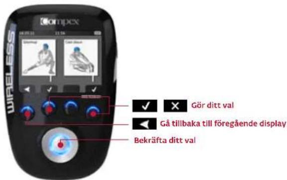 COMPEX Wireless - ANSLUTA TILL ELEKTRODERNA - 3