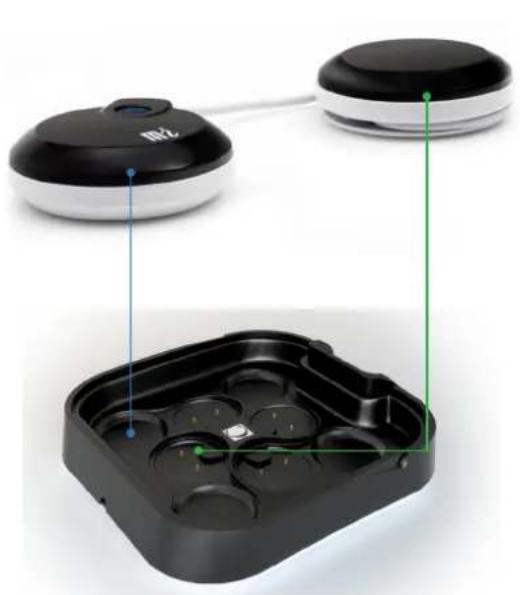 COMPEX Wireless - LADDA STIMULATORN OCH ELEKTRODANSLUTNINGARNA - 2