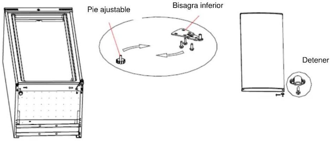 FRIGELUX RA235NE - Cambio de dirección de la puerta. Attention ! : - 2