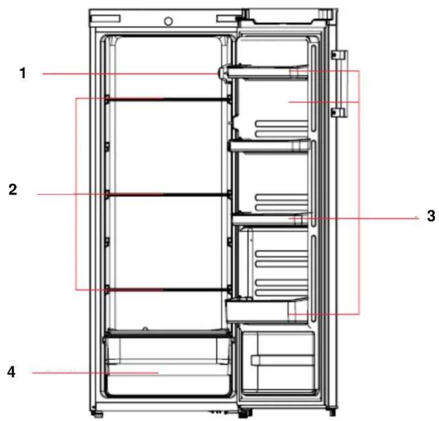 FRIGELUX RA235NE - DESCRIZIONE DEL DISPOSITIVO - 1