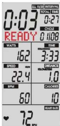 Sole Fitness SB800 - Mode INTERVALLE 20-10 : - 8