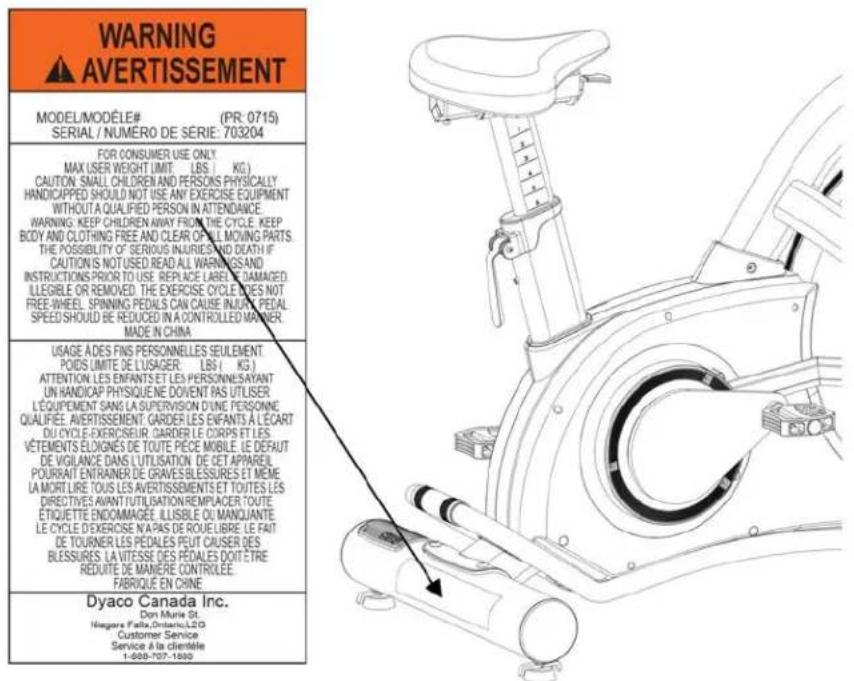 Sole Fitness SB800 - RENSEIGNEMENTS IMPORTANTS EN MATIÈRE DE SÉCURITÉ - 1