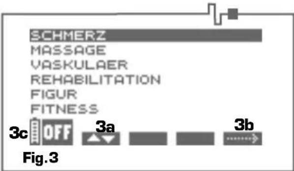 COMPEX Vitality - Auswahl einer Programmkategorie - 1