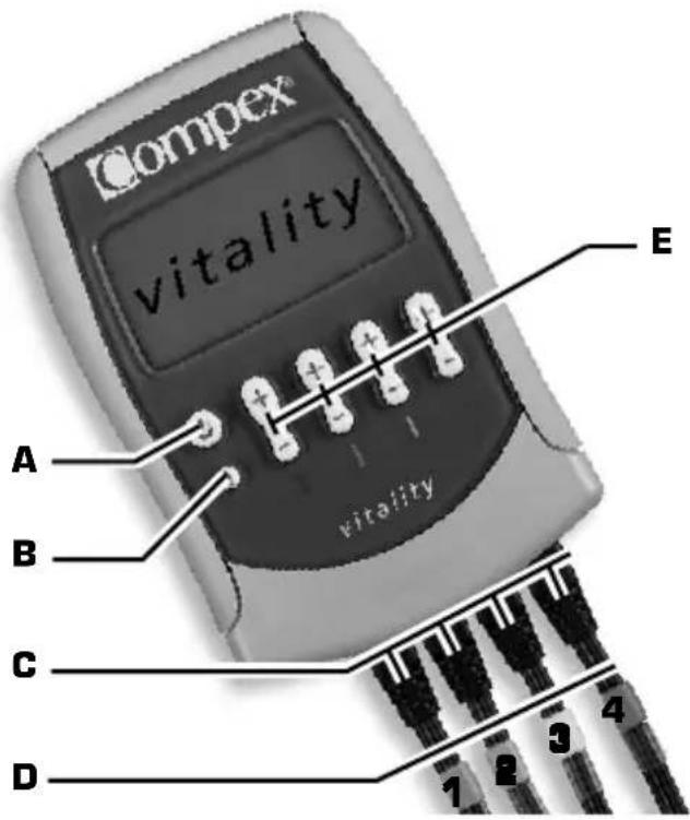 COMPEX Vitality - Descripción del aparato - 1