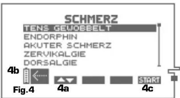 COMPEX Vitality - Auswahl eines Programms - 1
