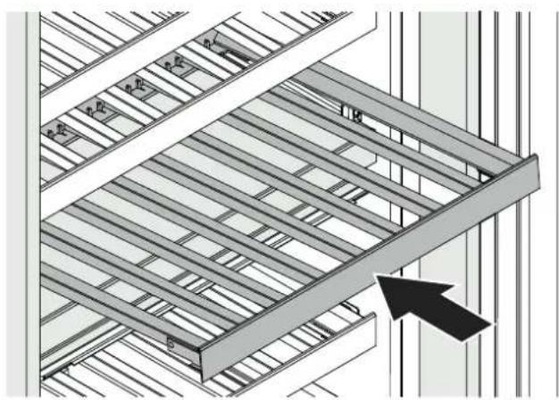 LIEBHERR EWPi 9670 - Mise en place du plateau de service - 2