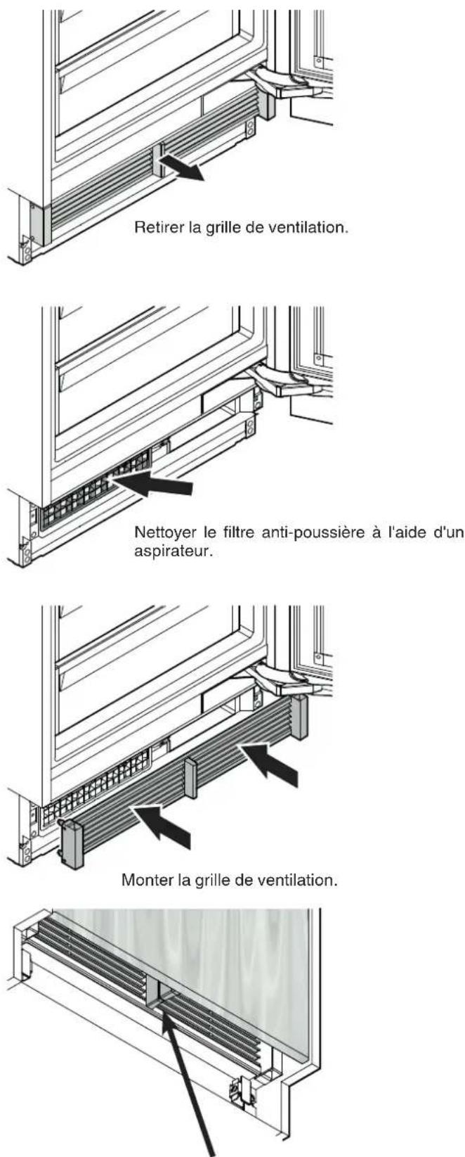 LIEBHERR EWPi 9670 - Nettoyage du filtre anti-poussière - 1