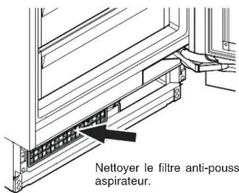 LIEBHERR EFNei 9970 - Nettoyage du filtre anti-poussière - 2