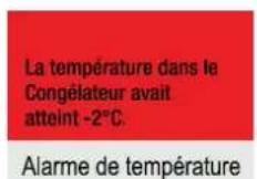 LIEBHERR EFNei 9970 - Alarme de température - 2