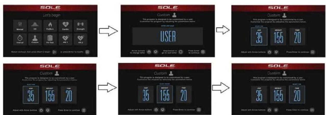 Sole Fitness LCB - PROGRAMMES À L'INTENTION DE L'UTILISATEUR OU DE L'UTILISATRICE - 1