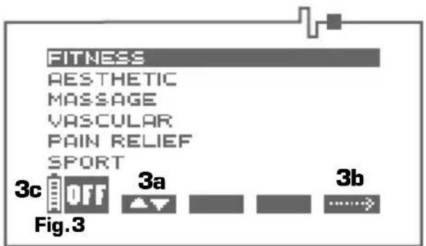 COMPEX Full Fitness - Selecting a programme category - 1