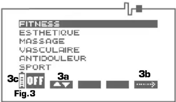 COMPEX Full Fitness - Sélection d'une catégorie de programmes - 1