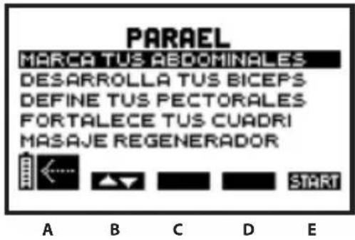 COMPEX One - Selección de un programa - 1