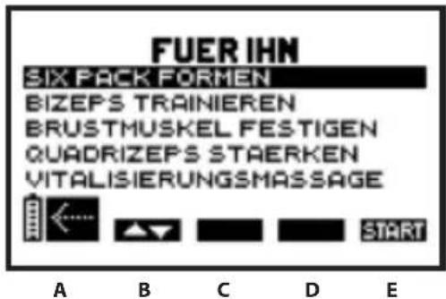 COMPEX One - Auswählen eines Programms - 1