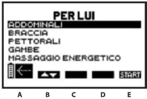 COMPEX One - Selezione di un programma - 1
