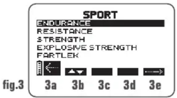 COMPEX Performance - Selecting a programme - 1